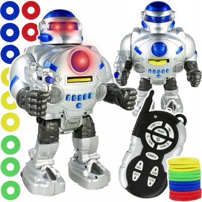 Stator Multifunkcyjny Robot Strzelający Krążkami Zdalnie Sterowany Zabawka Pilot Stator Multifunkcyjny Robot Strzelający Krążkami Zdalnie Sterowany Zabawka Pilot
