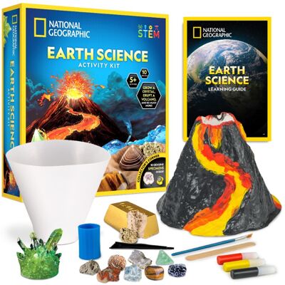 ELBRUS National Geographic Nauka O Ziemi Zestaw Naukowy Wulkan Kryształy ELBRUS National Geographic Nauka O Ziemi Zestaw Naukowy Wulkan Kryształy
