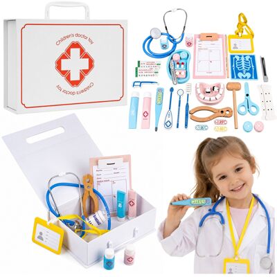 Pozostałe Nd24_31644 Zestaw Małego Lekarza Doktora Narzędzia Pozostałe Nd24_31644 Zestaw Małego Lekarza Doktora Narzędzia