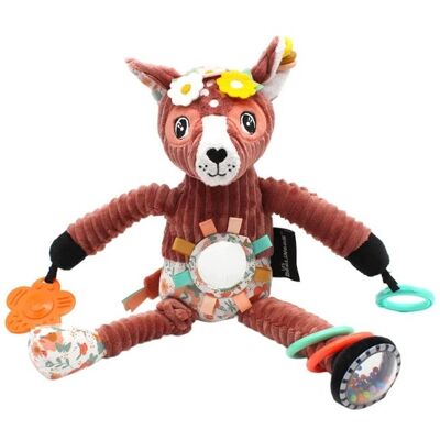 Les Déglingos Les Déglingos Peluche d'activités à suspendre Mélimélos la Biche - miękkie zabawka Les Déglingos Les Déglingos Peluche d'activités à suspendre Mélimélos la Biche - miękkie zabawka