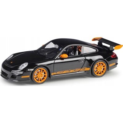 Porsche 911 Gt3 Rs Model Metalowy Welly 1:24 Czarny Porsche 911 Gt3 Rs Model Metalowy Welly 1:24 Czarny