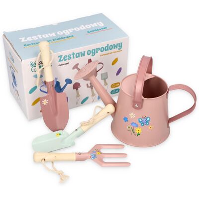 Adam Toys Różowy Zestaw Narzędzi Ogrodowych Adam Toys Różowy Zestaw Narzędzi Ogrodowych