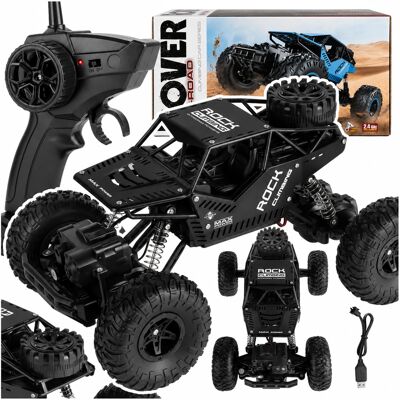 MalPlay Samochód Terenowy Zdalnie Sterowany Rc 4x4 Off Road Pilot Akumulator Usb Czarny MalPlay Samochód Terenowy Zdalnie Sterowany Rc 4x4 Off Road Pilot Akumulator Usb Czarny