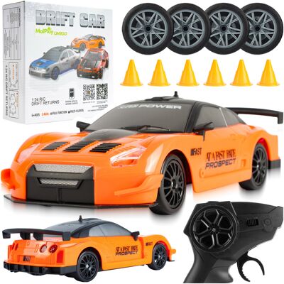 MalPlay Samochód Zdalnie Sterowany Rc Drift 4x4 Auto Na Pilota 2,4ghz 1:24 Led Usb MalPlay Samochód Zdalnie Sterowany Rc Drift 4x4 Auto Na Pilota 2,4ghz 1:24 Led Usb