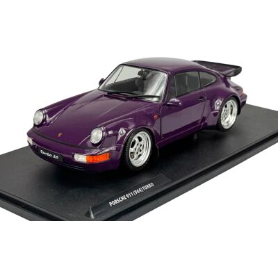 Solido 1990 Porsche 911 964 Turbo Fioletowy 1:18 S1803412 Nowy Model Metalowy Solido 1990 Porsche 911 964 Turbo Fioletowy 1:18 S1803412 Nowy Model Metalowy