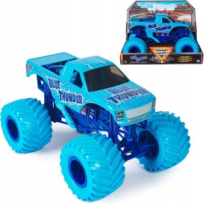 Monster Cable Spin Master Samochód Monster Truck Jam Blue Thunder Dla Chłopca Prezent Monster Cable Spin Master Samochód Monster Truck Jam Blue Thunder Dla Chłopca Prezent