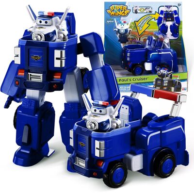 Super Wings Paul'S Cruiser 3w1 Samochód Robot Samolot 18 Cm Figurka 5 Cm Super Wings Paul'S Cruiser 3w1 Samochód Robot Samolot 18 Cm Figurka 5 Cm