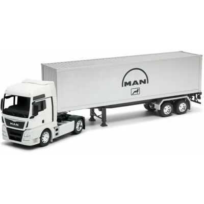 Tir Man Tgx Xxl Metalowy Ciągnik Naczepa Model Welly 1:32 Tir Man Tgx Xxl Metalowy Ciągnik Naczepa Model Welly 1:32