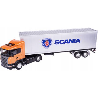 Tir Scania R470 Metal Ciągnik Naczepa Welly 1:32 Tir Scania R470 Metal Ciągnik Naczepa Welly 1:32