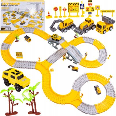 MalPlay Tor Wyścigowy Samochodowy Pojazdy Budowlane 255 El. Plac Budowy Resoraki MalPlay Tor Wyścigowy Samochodowy Pojazdy Budowlane 255 El. Plac Budowy Resoraki
