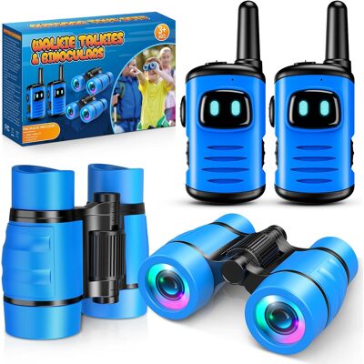 Inny producent Walkie-Talkie Dla Dzieci Zabawka Zestaw 8 El. Niebieski Inny producent Walkie-Talkie Dla Dzieci Zabawka Zestaw 8 El. Niebieski