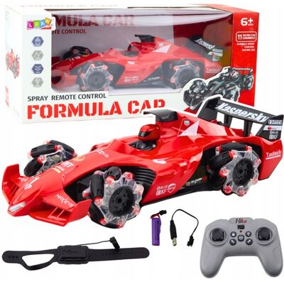 Lean Toys Wyścigówka Auto Sportowe Zdalnie Sterowana Rc Efekt Dymu 2.4g Czerwona Lean Toys Wyścigówka Auto Sportowe Zdalnie Sterowana Rc Efekt Dymu 2.4g Czerwona