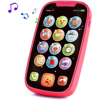 Inny producent Zabawka Telefon Edukacyjny Dla Niemowląt 6m+ Dźwięki Muzyka Światła Inny producent Zabawka Telefon Edukacyjny Dla Niemowląt 6m+ Dźwięki Muzyka Światła