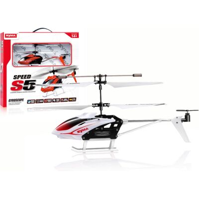 Lean Toys Zdalnie Sterowany Helikopter S5 Syma Rc Biały Lean Toys Zdalnie Sterowany Helikopter S5 Syma Rc Biały