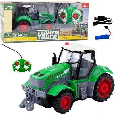 Lean Toys Zdalnie Sterowany Traktor Ciągnik Farmer Truck 1:24 Lean Toys Zdalnie Sterowany Traktor Ciągnik Farmer Truck 1:24