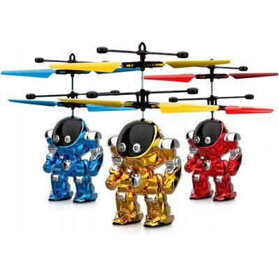Norimpex Zestaw 3x Latający Robot Mech Dron 3 Kolory Robot Sterowany Dłonią Norimpex Zestaw 3x Latający Robot Mech Dron 3 Kolory Robot Sterowany Dłonią