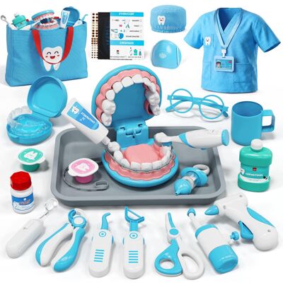 Inny producent Zestaw Lekarski Dla Dzieci Do Odgrywania Roli Dentysty Walizka Niebieska 3 Inny producent Zestaw Lekarski Dla Dzieci Do Odgrywania Roli Dentysty Walizka Niebieska 3