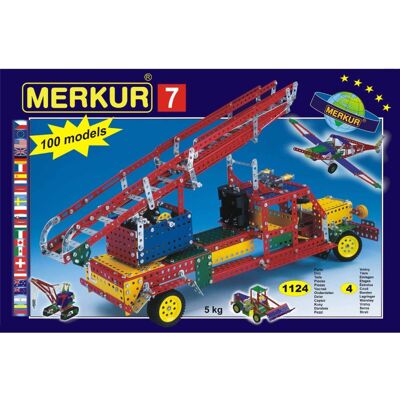 Zestaw konstrukcyjny Merkur 7 - 1124 elementy, 4 warstwy Zestaw konstrukcyjny Merkur 7 - 1124 elementy, 4 warstwy
