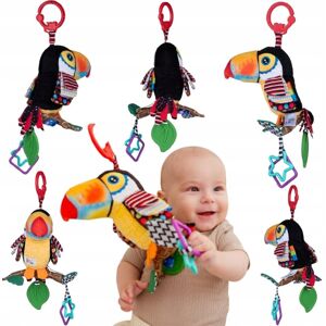 BALIBAZOO IWO TUKAN KONTRASTOWA SENSORYCZNA ZAWIESZKA GRYZAK GRZECHOTKA 0M+ BALIBAZOO IWO TUKAN KONTRASTOWA SENSORYCZNA ZAWIESZKA GRYZAK GRZECHOTKA 0M+
