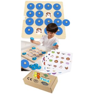 Drewniane MEMORY PAMIĘĆ zabawki edukacyjne montessori dla przedszkolaków Viga 3+ montessori Drewniane MEMORY PAMIĘĆ zabawki edukacyjne montessori dla przedszkolaków Viga 3+ montessori