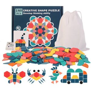 Pan i Pani Gadżet Drewniane Puzzle Do Układania Klocki Tangram Zestaw Montessori Woreczek Pan i Pani Gadżet Drewniane Puzzle Do Układania Klocki Tangram Zestaw Montessori Woreczek