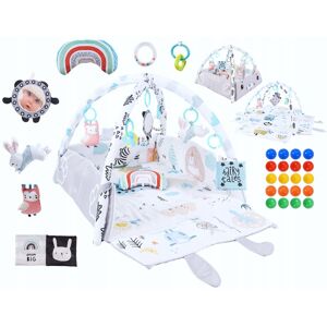 Active Hobby Duża Mata Edukacyjna Miękka Interaktywna 4w1 Poduszka Minky 20 piłek Gryzaki Lusterko Active Hobby Duża Mata Edukacyjna Miękka Interaktywna 4w1 Poduszka Minky 20 piłek Gryzaki Lusterko