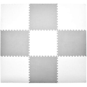 Humbi Duża Mata edukacyjna Grube Puzzle piankowe 180 x 180 x 1 cm XXL 9 sztuk 62 x 62 x 1 cm Kolor biały i szary biało-szary Humbi Duża Mata edukacyjna Grube Puzzle piankowe 180 x 180 x 1 cm XXL 9 sztuk 62 x 62 x 1 cm Kolor biały i szary biało-szary