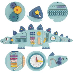 KiddyMoon Tablica manipulacyjna AB-001 blue UNI Zabawka edukacyjna KiddyMoon Tablica manipulacyjna AB-001 blue UNI Zabawka edukacyjna