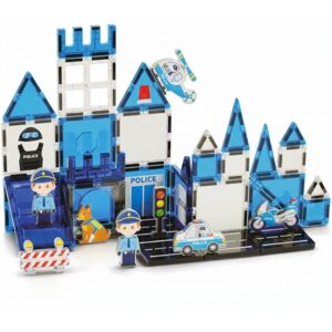 X-Bida Klocki magnetyczne policja 42 el. – Magnetic Tiles 3+ X-Bida Klocki magnetyczne policja 42 el. – Magnetic Tiles 3+