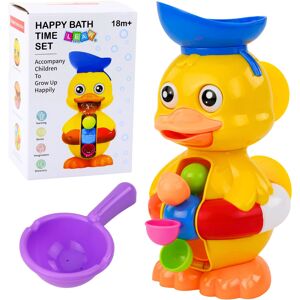 Lean Toys KREATYWNA KACZKA ZABAWKA DO KĄPIELI Z MŁYNKIEM Lean Toys KREATYWNA KACZKA ZABAWKA DO KĄPIELI Z MŁYNKIEM