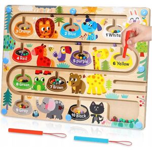 Inny producent LABIRYNT MAGNETYCZNY DREWNIANY MONTESSORI TABLICA NAUKA LICZENIA I KOLORÓW Inny producent LABIRYNT MAGNETYCZNY DREWNIANY MONTESSORI TABLICA NAUKA LICZENIA I KOLORÓW