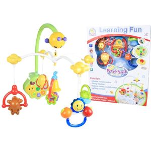Lean Toys, karuzela do łóżeczka z dzwoneczkiem + pilot Lean Toys, karuzela do łóżeczka z dzwoneczkiem + pilot