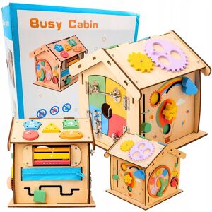 Inny producent Manipulacyjny Domek Zabawa Edukacyjna Tablica Sorter Sensoryczny Montessori Inny producent Manipulacyjny Domek Zabawa Edukacyjna Tablica Sorter Sensoryczny Montessori