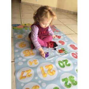 Zzuple Mata edukacyjna Easy swimming z 35 ruchomymi taflami Zzuple Mata edukacyjna Easy swimming z 35 ruchomymi taflami