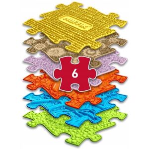 Mata Sensoryczna Ortopedyczna Zestaw 6w1 Medium 6 Puzzli Sensoryka Muffik / Mfk-023-01 Mata Sensoryczna Ortopedyczna Zestaw 6w1 Medium 6 Puzzli Sensoryka Muffik / Mfk-023-01
