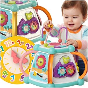 Multikostka Interaktywna 7w1 dla Dzieci Edukacyjna Muzyczna LED Sorter Pianinko ASATO® Multikostka Interaktywna 7w1 dla Dzieci Edukacyjna Muzyczna LED Sorter Pianinko ASATO®