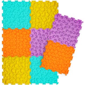 Ortopedyczna mata sensoryczna puzzle dla dzieci 8 szt. - 4FIZJO Ortopedyczna mata sensoryczna puzzle dla dzieci 8 szt. - 4FIZJO