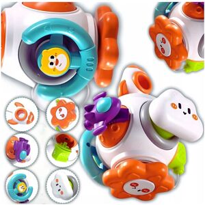 Bounn Rakieta Sensoryczna 6W1 Zabawka Edukacyjna Kierownica Spinner Układanka Bounn Rakieta Sensoryczna 6W1 Zabawka Edukacyjna Kierownica Spinner Układanka