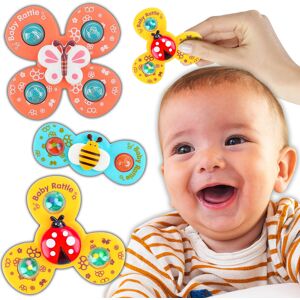 RENEW FORCE Fidget Spinner z przyssawką Grzechotka Sensoryczna Kąpiel Prezent 3 sztuki J003 RENEW FORCE Fidget Spinner z przyssawką Grzechotka Sensoryczna Kąpiel Prezent 3 sztuki J003
