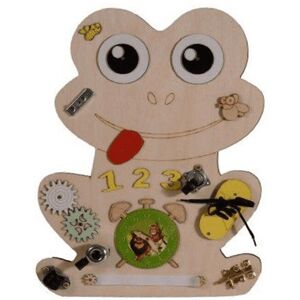 3toysM Tablica manipulacyjna Montessori Żaba 3toysM Tablica manipulacyjna Montessori Żaba