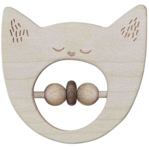 WOODEN STORY Drewniana Grzechotka Kot WOODEN STORY Drewniana Grzechotka Kot