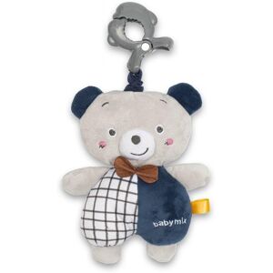 Baby Mix Zawieszka pluszowa Miś niebieski Baby Mix Zawieszka pluszowa Miś niebieski