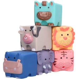 HABARRI Zwierzątka safari - miękkie klocki sensoryczne 6 szt HABARRI Zwierzątka safari - miękkie klocki sensoryczne 6 szt
