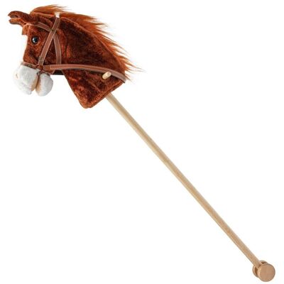 Baby Mix Hobby Horse z dźwiekiem i kółkami Bruno brązowy Baby Mix Hobby Horse z dźwiekiem i kółkami Bruno brązowy