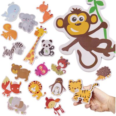Lean Toys Dla Dzieci Zabawka Do Kąpieli Piankowe Zwierzątka Lean Toys Dla Dzieci Zabawka Do Kąpieli Piankowe Zwierzątka