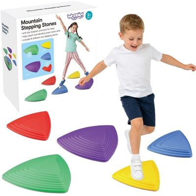 Lean Toys DLA DZIEIC ZESTAW KAMIENI SENSORYCZNYCH DO TRENINGU Lean Toys DLA DZIEIC ZESTAW KAMIENI SENSORYCZNYCH DO TRENINGU