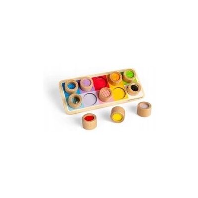 Drewniana układanka sensoryczna Bigjigs Toys Drewniana układanka sensoryczna Bigjigs Toys