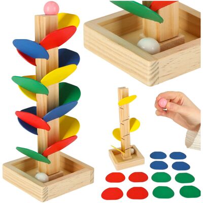 Artemis Drewniana Wieża Drzewko Gra Edukacyjna Tor Kulkowy Drewniany Montessori Artemis Drewniana Wieża Drzewko Gra Edukacyjna Tor Kulkowy Drewniany Montessori