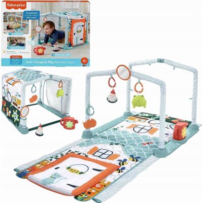 Fisher Price Mata EDUKACYJNA 3w1 Tunel Gimnastyczny Crawl&Play; HGB82 Fisher Price Mata EDUKACYJNA 3w1 Tunel Gimnastyczny Crawl&Play; HGB82