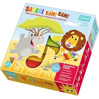 Gra edukacyjna 10w1 Safari Bam! Bam!, Trefl Gra edukacyjna 10w1 Safari Bam! Bam!, Trefl